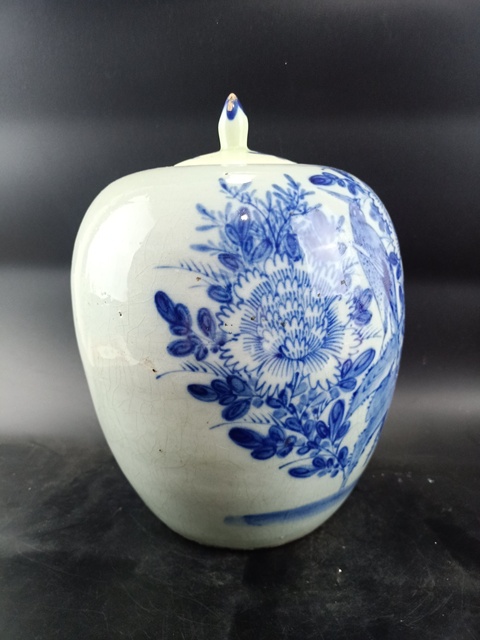 古玩陶瓷【清末】青花花鳥紋冬瓜罐【傳世佳品】【細路畫片】【大師級作品，頂級畫工】拍賣，當(dāng)前價格0元