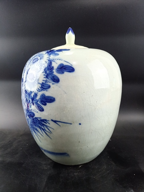 古玩陶瓷【清末】青花花鳥紋冬瓜罐【傳世佳品】【細路畫片】【大師級作品，頂級畫工】拍賣，當(dāng)前價格0元