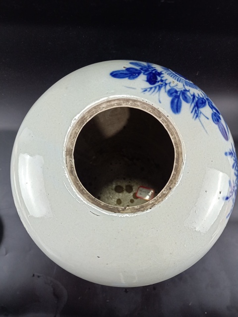 古玩陶瓷【清末】青花花鳥紋冬瓜罐【傳世佳品】【細路畫片】【大師級作品，頂級畫工】拍賣，當(dāng)前價格0元