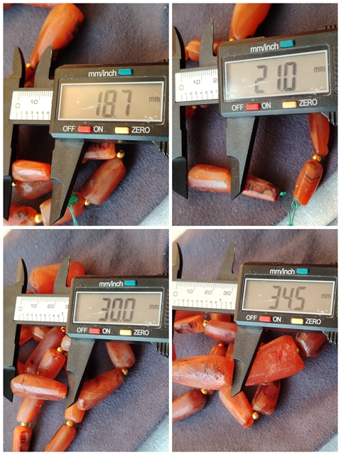 古玩玉器限量放漏一條紅瑪瑙多棱珠串拍賣,當前價格299元