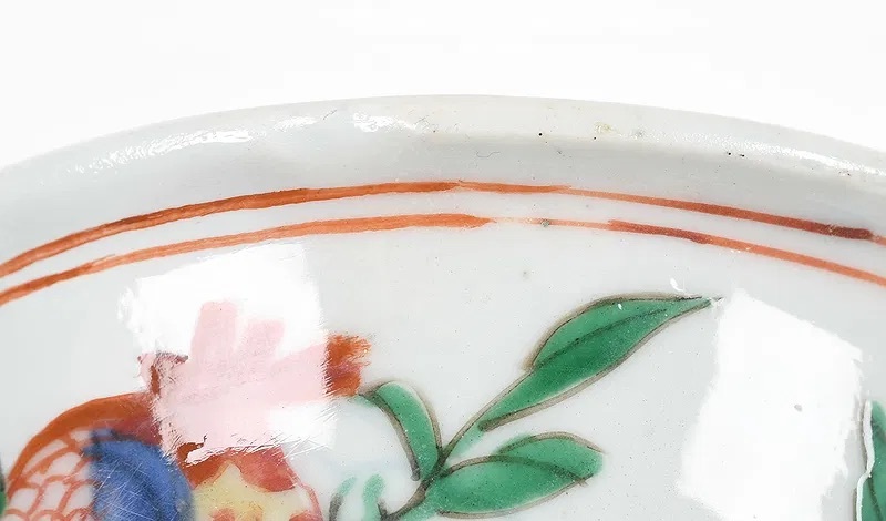 古玩陶瓷青花五彩花鳥紋筒瓶真品鑒賞圖