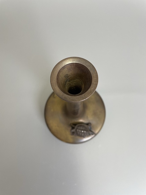 古玩銅器清晚期 鎏金銅瓶拍賣，當前價格390元