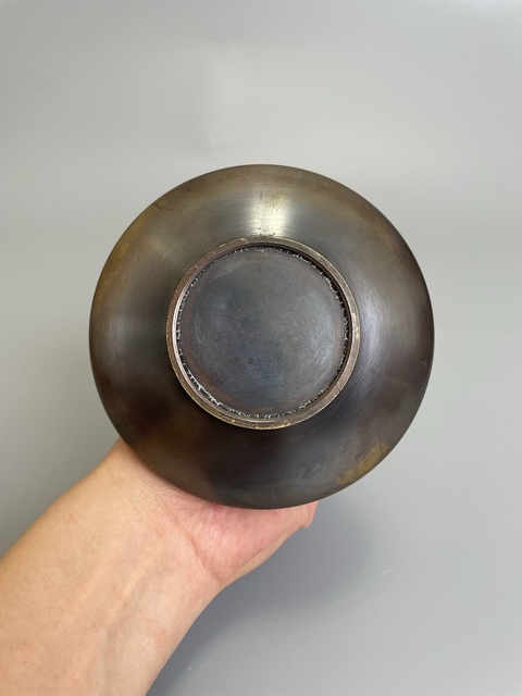 古玩銅器清晚期 鎏金銅瓶拍賣，當前價格390元