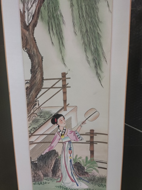 古玩字畫精工裝裱名家曾娟 仕女拍賣,當前價格188元