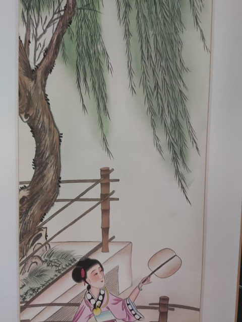 古玩字畫精工裝裱名家曾娟 仕女拍賣,當前價格188元