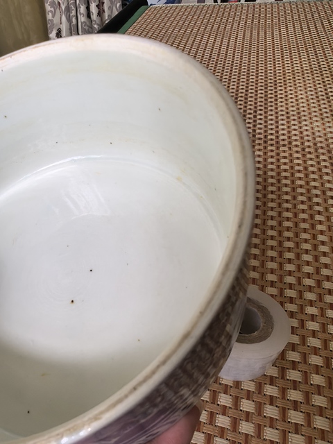 古玩陶瓷青花洗拍賣，當(dāng)前價(jià)格0元