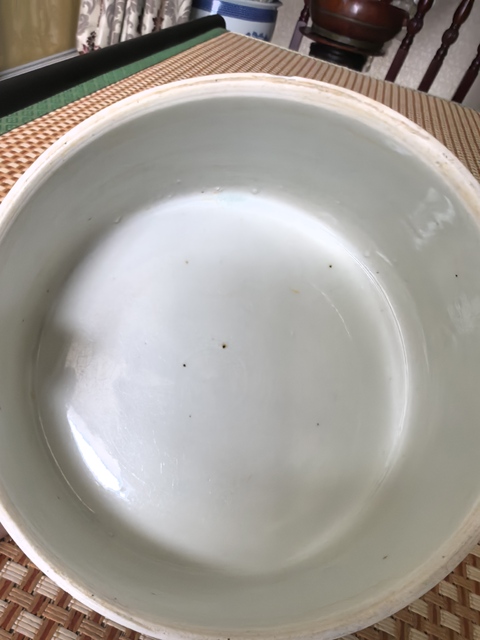 古玩陶瓷青花洗拍賣，當(dāng)前價(jià)格0元