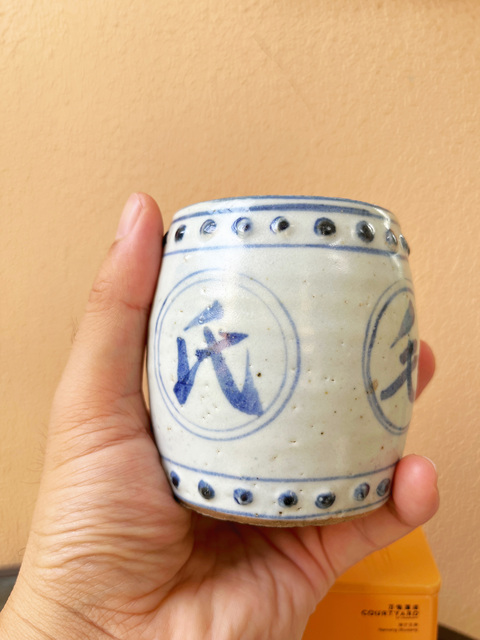 古玩陶瓷青花香插真品鑒賞圖