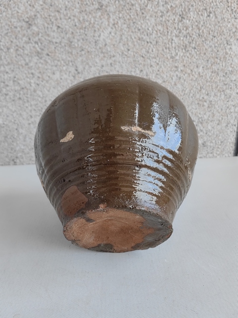 古玩陶瓷茶葉末釉瓜楞罐拍賣,當前價格580元