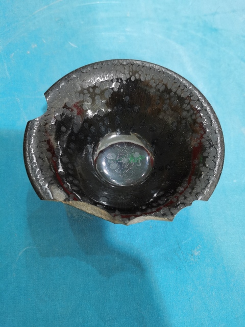 古玩陶瓷南宋建窯油滴盞真品鑒賞圖