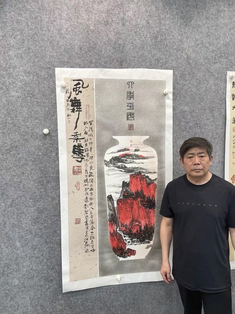 古玩字畫四季平安真品鑒賞圖