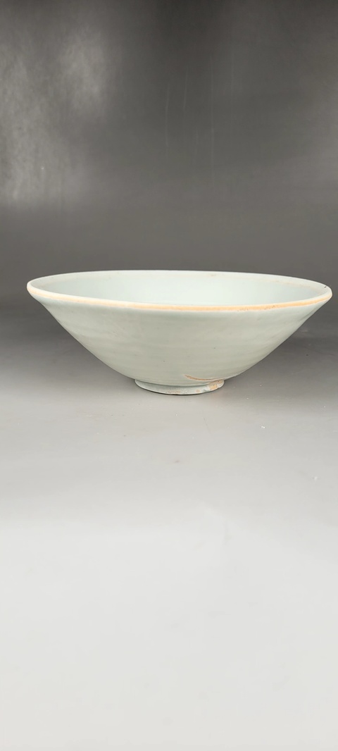 古玩陶瓷宋代·影青釉模印蓮花紋碗真品鑒賞圖