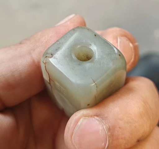 古玩玉器玉勒子真品鑒賞圖