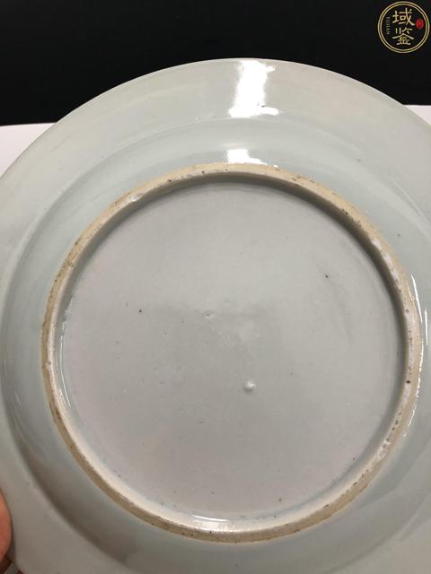 古玩陶瓷清康熙精品·青花漁樵圖折沿盤拍賣，當前價格3500元