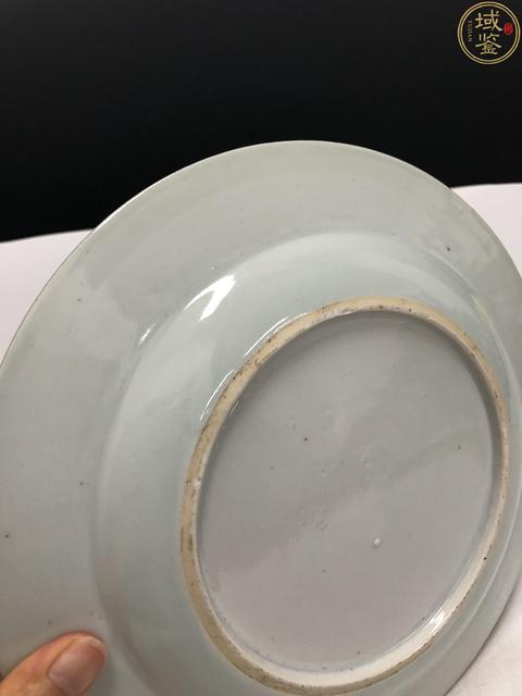 古玩陶瓷清康熙精品·青花漁樵圖折沿盤拍賣，當前價格3500元