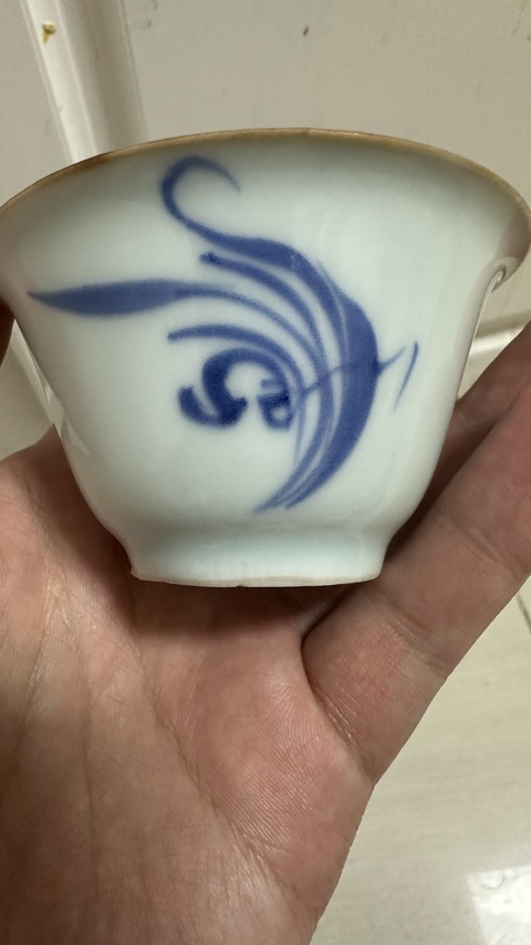 古玩陶瓷蘭花杯拍賣,當前價格3600元