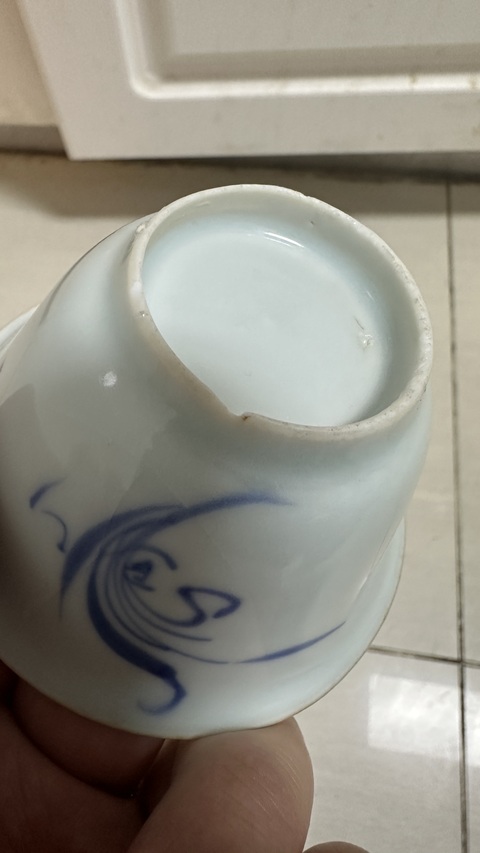 古玩陶瓷蘭花杯拍賣,當前價格3600元