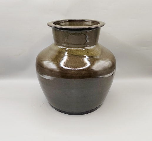 古玩陶瓷茶葉末釉高領罐真品鑒賞圖