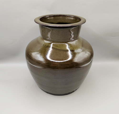 古玩陶瓷茶葉末釉高領罐真品鑒賞圖