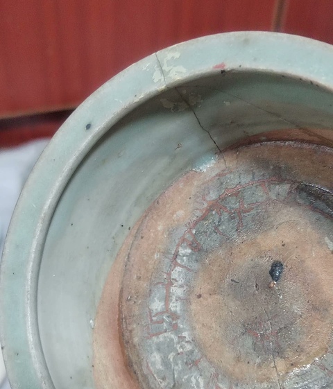古玩陶瓷龍泉青瓷八卦爐真品鑒賞圖