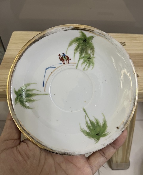 古玩陶瓷民國粉彩盤子拍賣,當前價格0元