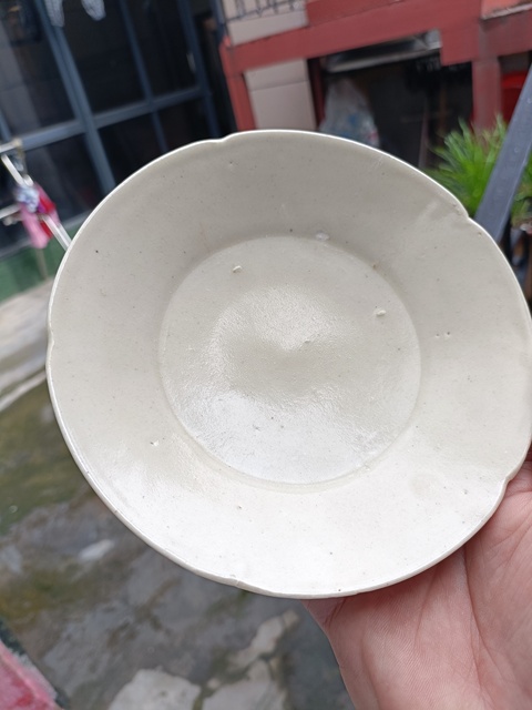 古玩陶瓷館藏級珍品五代十國【定窯】白釉葵口洗拍賣,當前價格2980元