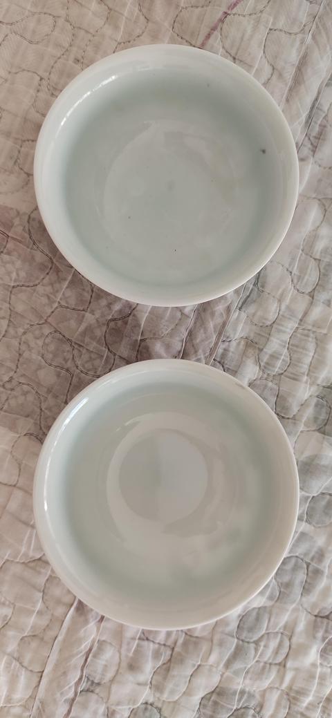 古玩陶瓷粉彩蓮池花卉紋碗真品鑒賞圖
