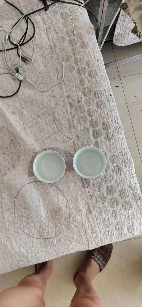 古玩陶瓷粉彩蓮池花卉紋碗真品鑒賞圖