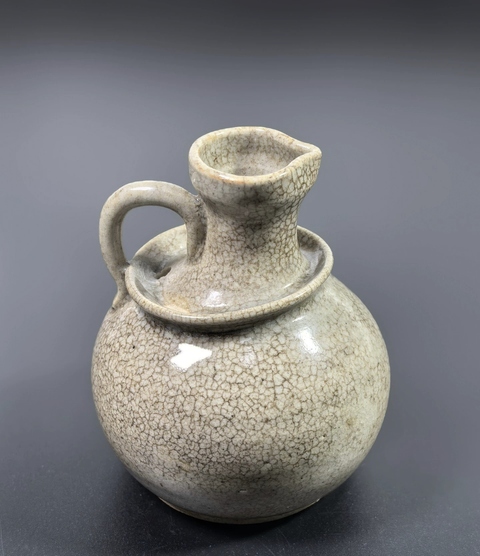 古玩陶瓷【無托實拍】哥釉花澆拍賣,當前價格555元