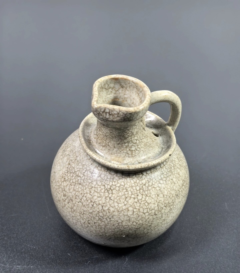 古玩陶瓷【無托實拍】哥釉花澆拍賣,當前價格555元