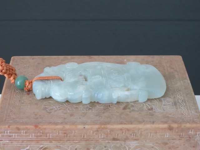 古玩玉器府上有龍真品鑒賞圖