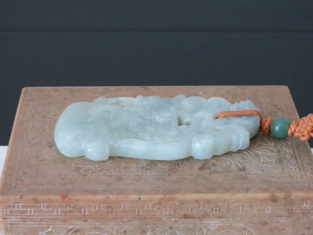 古玩玉器府上有龍真品鑒賞圖