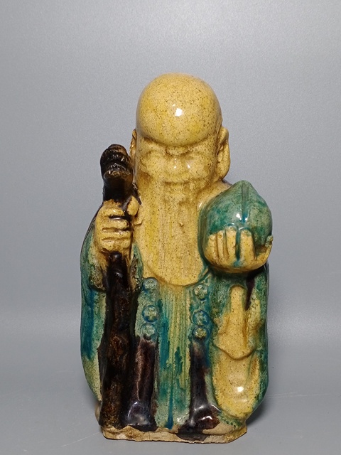 古玩陶瓷壽星真品鑒賞圖