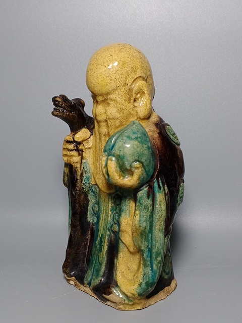 古玩陶瓷壽星真品鑒賞圖