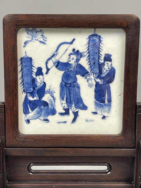 古玩陶瓷清中晚封神榜 人物故事 瓷板 陳塘關(guān)哪吒出世拍賣，當(dāng)前價(jià)格6500元
