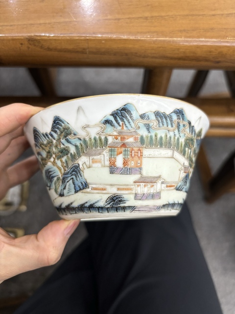 古玩陶瓷粉彩碗真品鑒賞圖