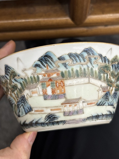 古玩陶瓷粉彩碗真品鑒賞圖
