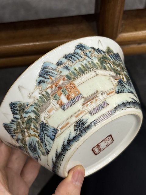 古玩陶瓷粉彩碗真品鑒賞圖