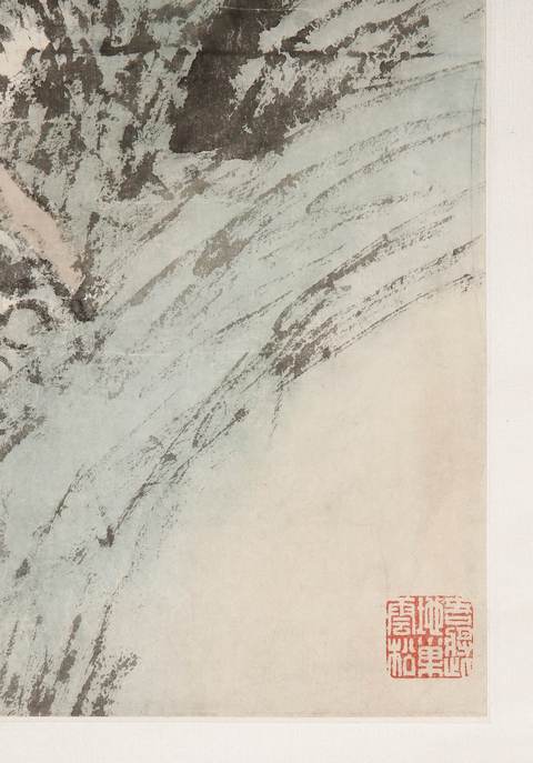 古玩字畫人物山水畫真品鑒賞圖