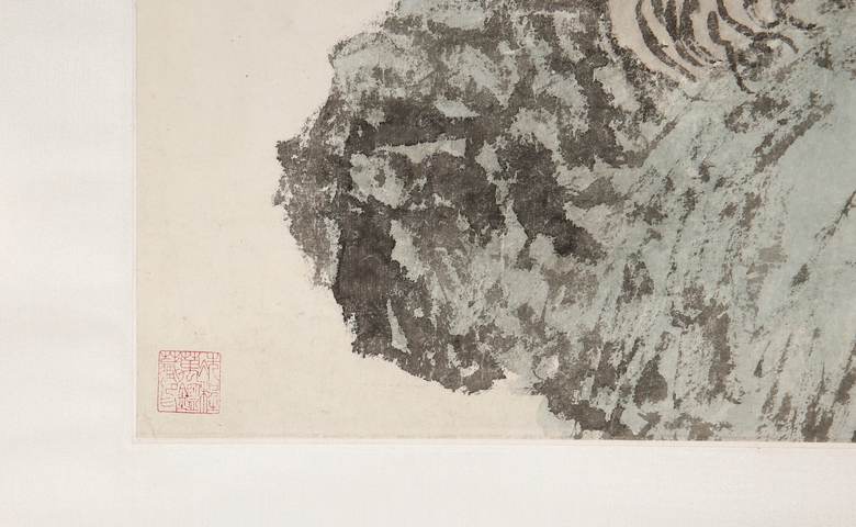 古玩字畫人物山水畫真品鑒賞圖