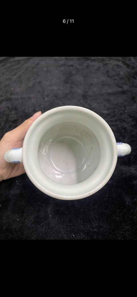 古玩陶瓷青花香爐拍賣，當前價格15000元