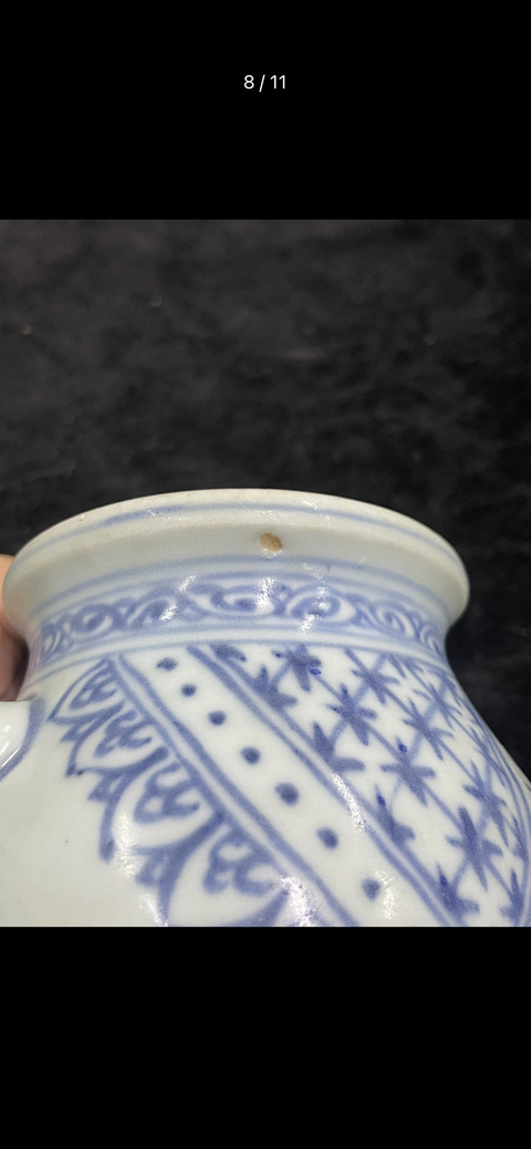 古玩陶瓷青花香爐拍賣，當前價格15000元