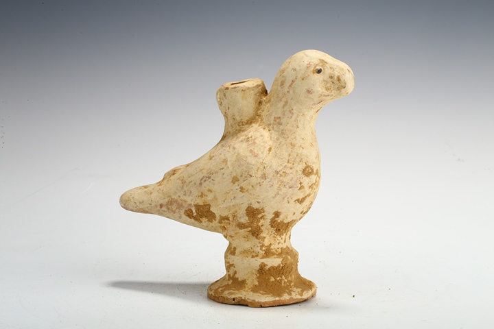 古玩陶瓷唐代·陶鳥真品鑒賞圖
