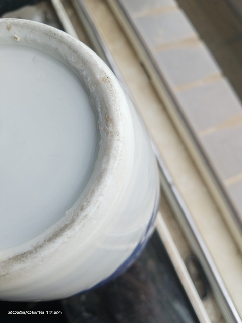 古玩陶瓷山水紋青花瓶真品鑒賞圖