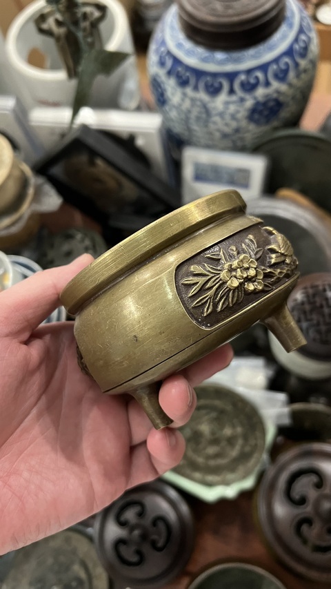 古玩雜項銅香爐真品鑒賞圖