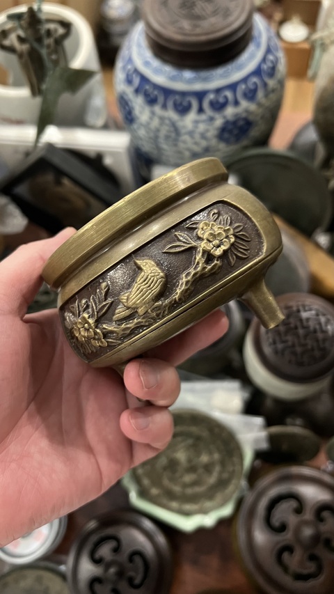 古玩雜項銅香爐真品鑒賞圖