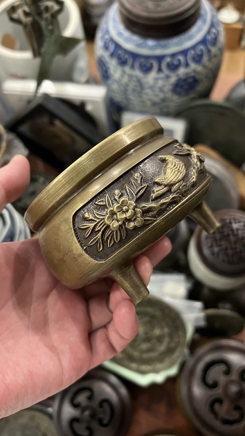 古玩雜項銅香爐真品鑒賞圖