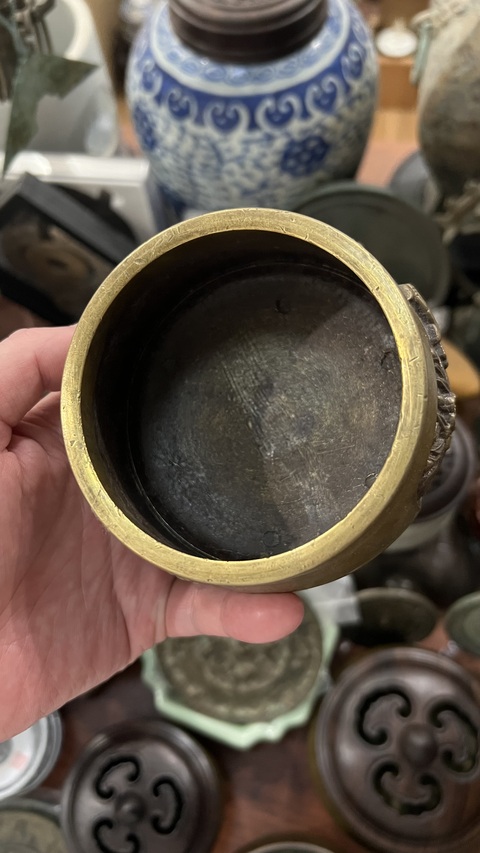 古玩雜項銅香爐真品鑒賞圖
