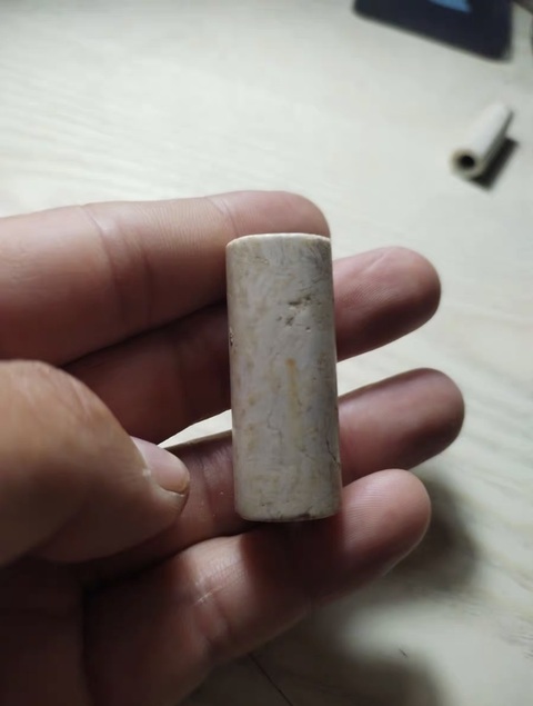 古玩玉器仿古玉勒子真品鑒賞圖
