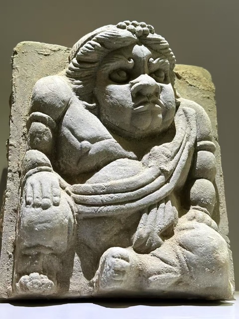 古玩陶瓷胡人力士磚雕真品鑒賞圖